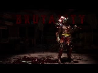 Brutality шао кана #2 mortal kombat 11