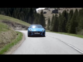 Jaguar f type svr ромен грожан и французские альпы