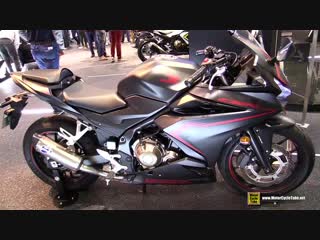 2019 honda cbr500r walkaround debut at 2018 eicma milan