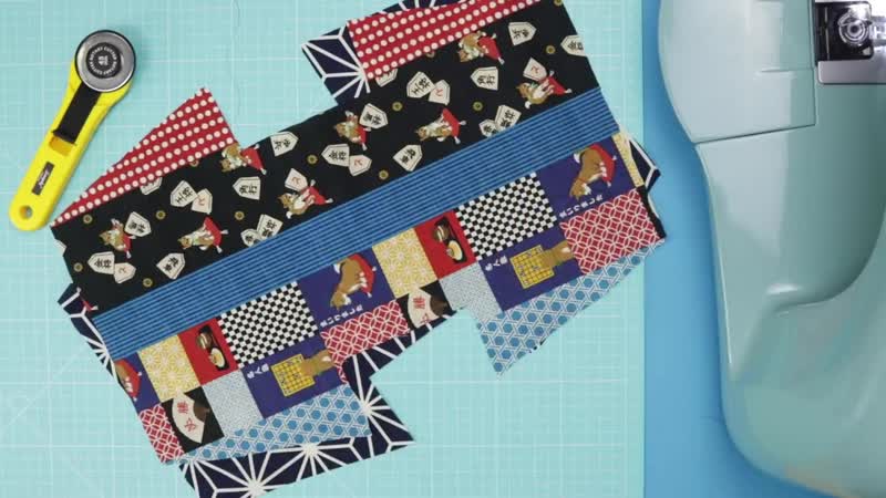 Japanische kinchaku beutel täschchen nähen mit kostenlosem schnittmuster