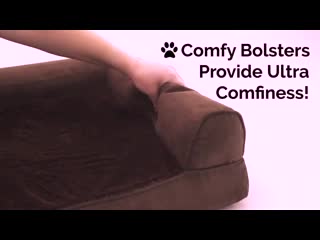 #pet dog bed, #living room couch, #pet bed with removable #cover for dogs and cats, #espresso, #pet supplies