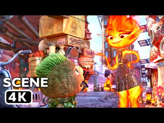 Elemental “an act of clod” scene (new 2023) movie clip 4k