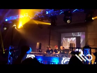 Anatomix​ b2b mizo​ b2b wingz​ @ let it roll​ 2017 pre party, hangar stage #2