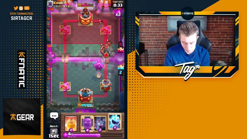 1 8 elixir! elixir golem heal dominates! clash royale