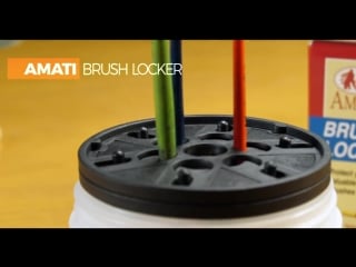 Protect your brushes with amati brush locker