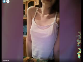 Проколотые сосочки через белую футболку periscope перископ