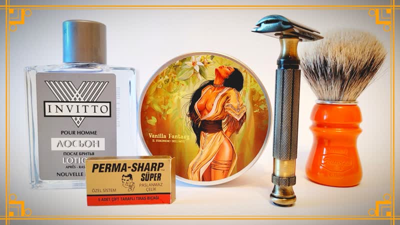 Бритье! fenomenальное бритьё! pearl permasharp semogue il fenomeno dell'arte н з м м
