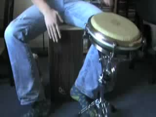 Серия мастера перкуссии paul jennings (compact conga+cajon)