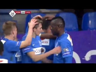 Leon bailey goal ● krc genk vs oostende ● belgium jupiler league 13 03 2016