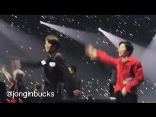 Junmyeon was so hyped tonight look at jongin’s warm smile elyxioninmanila