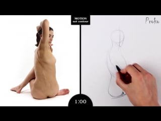 Proko figure drawing fundamentals 01 gesture gesture quicksketch 2 minute pose (14)