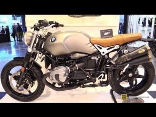 2018 bmw r nine t scrambler with zard exhaust walkaround 2017 eicma milan