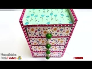 Manualidades mini organizador de escritorio