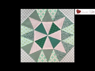 Video tutorial morning star quilt block foundation piecing block