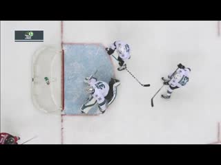 Martin jones robs nikita gusev with paddle save