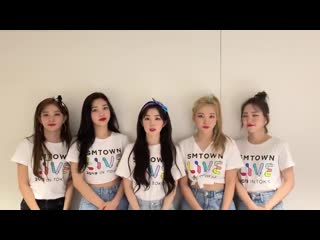 190910 17th international girl scout camp congratulatory message redvelvet @rvsmtown