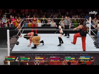 Wwe 2k17 the bella twins paige vs the wyatt family gimmick swap concept wwe 2k16 pc mods