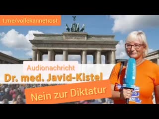 Dr med javid kistel mit einem wichtigen aufruf!