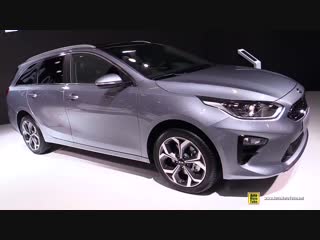 2019 kia ceed sw exterior and interior walkaround debut at 2018 paris motor show