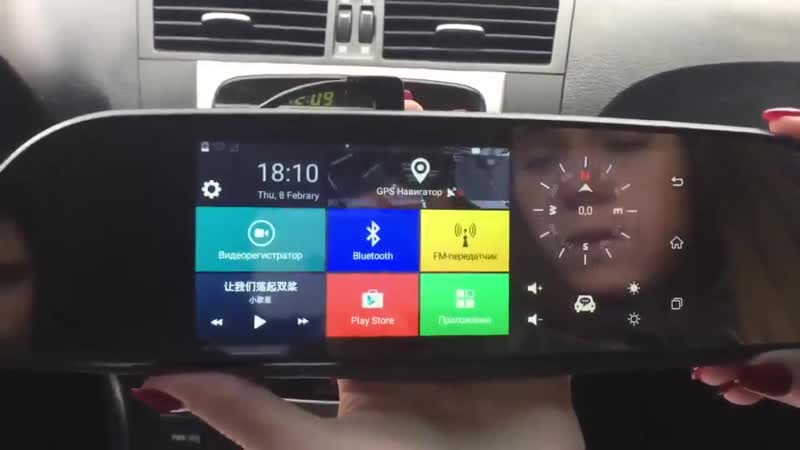 Видеорегистратор зеркало 10 в 1 подарок любимому мужчине!