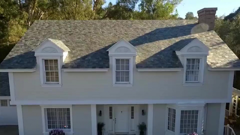 Новые солнечные панели в виде черепицы tesla solar