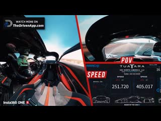 World's fastest onboard ssc tuatara hits crazy 331mph top speed! top gear