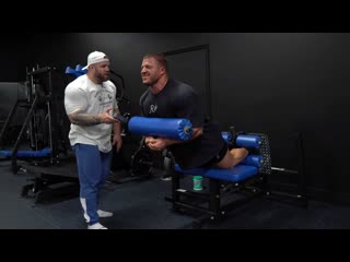 Brett wilkin & iain valliere train hamstrings