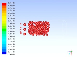 Ansys macroscopic particle model (mpm) tracing in porous media