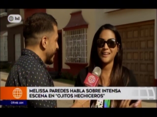 Melissa paredes habla sobre intensa escena en ojitos hechiceros