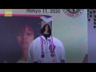 Robots stand in for graduates at philippine 'cyber graduation'