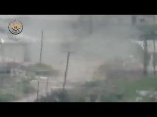 Syria nlf blew up with a kornet a vehicle and several assads fighters in ghab plain today