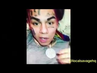 На 6ix9ine было совершено нападение и его друзьям пришлось отстреливаться от неприятелей