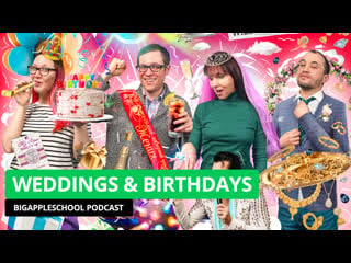 Wedding traditions and birthday celebrations in different countries