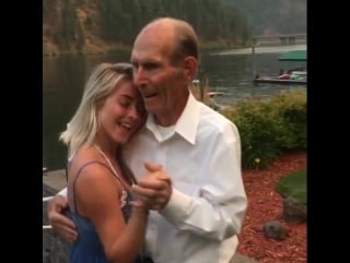 #tbt dancing with my grandpa hough at their 65th wedding anniversary in #cda last week! love him so much! xo