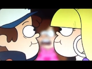 Gravity falls dipper and pacifica kiss