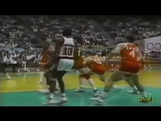 Arvydas sabonis vs david robinson ● ussr 8276 usa ● olympics seoul 1988 ● 1/2 final