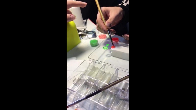 Смешивание глиттеров