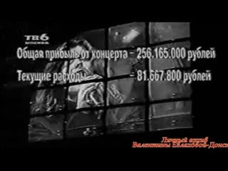 Благотворительный концерт в июле 1997года в лужниках памяти жени белоусова