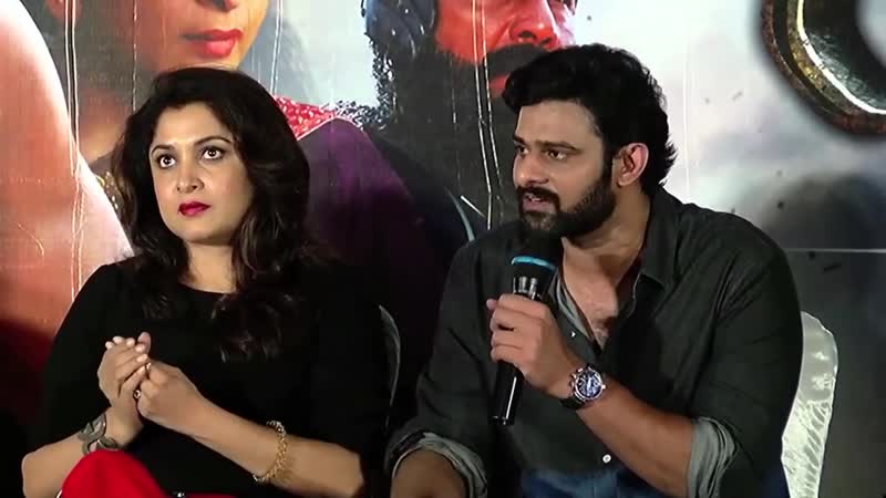 Tamil media interaction prabhas & ramya krishna