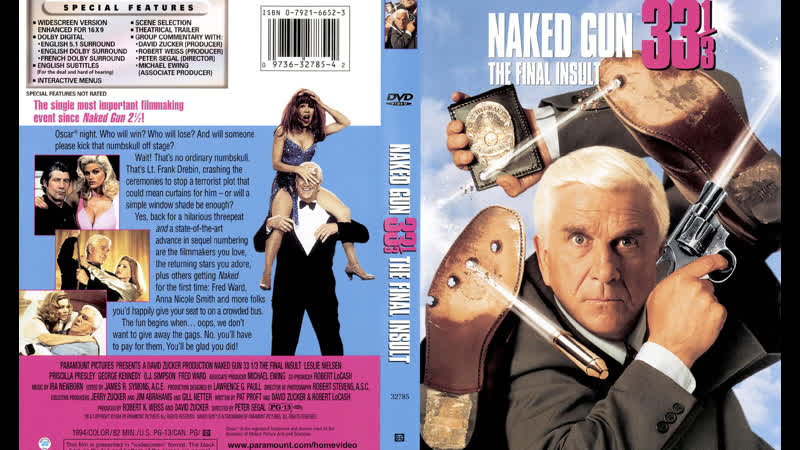 Голый пистолет 33 1/3 последний выпад (naked gun 33 1/3 the final insult) 1994 1080p сша (комедийный боевик)