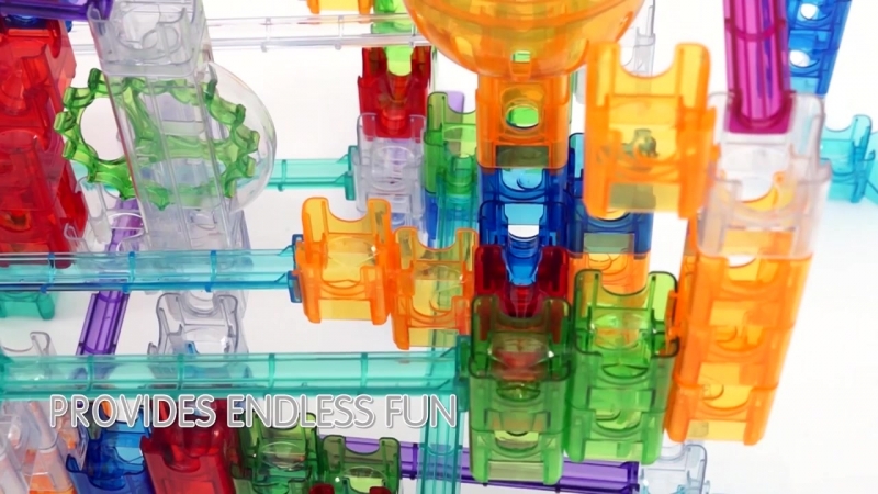 Ball maze building blocks