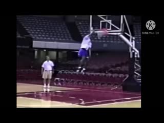 Exclusive footage of kobe bryant at los angeles clippers pre draft work out 1996