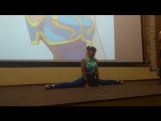 Chun li cosplay 7th birthday party