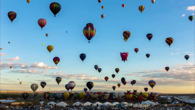 Colorific Time Lapse Of Amazing Air Balloons In New Mexico Short Film Flash