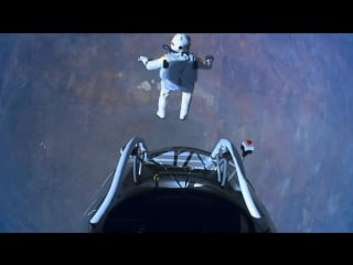 Felix baumgartners supersonic freefall from 128k