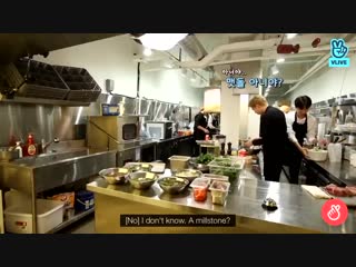 The caption when hobi and joon are trying to cook together they’re almost like dumb and dumber the run writers real