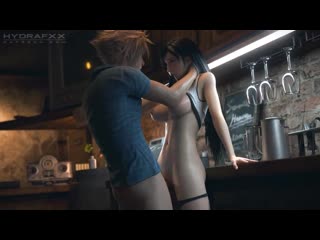 Tifa x cloud vaginal fucked; stockings; big boobs; 3d sex porno hentai; [final fantasy]