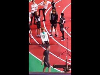 [160829] monsta x fancam @ idol star athletics championships
