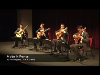 Aquarelle guitar quartet made in france