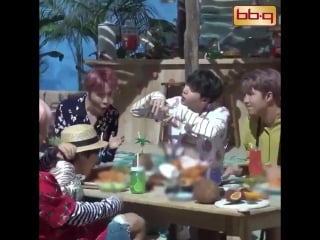 `videobts` bbq chicken posted a behind the scenes video of their upcoming cf